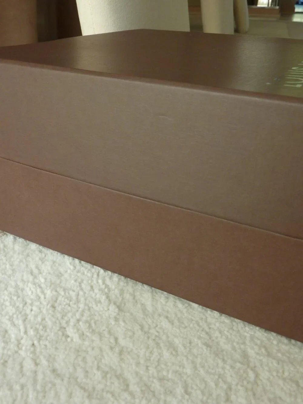 NEW Louis Vuitton Brown Empty Small Bag Storage Square top Box 9.5